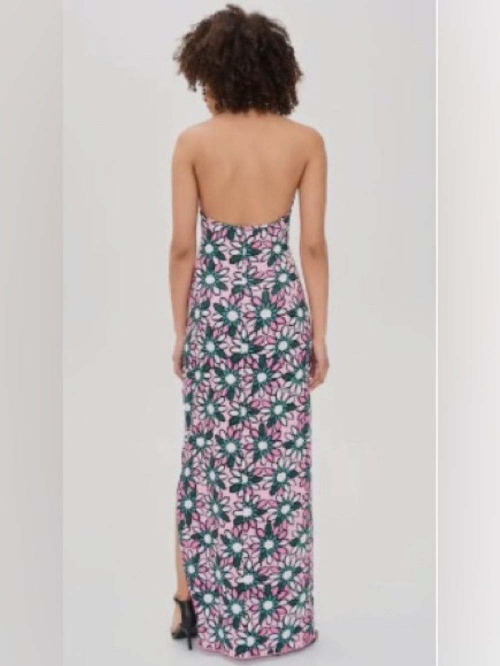 Eywasouls Malibu Montana Halter Maxi Dress Meadow Margarita Dress